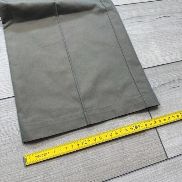 Stüssy Uptown Iridescent Pants Khaki Sz 9 (W32x30) NWT Straight Fit Chino Baggy - Picture 7 of 10